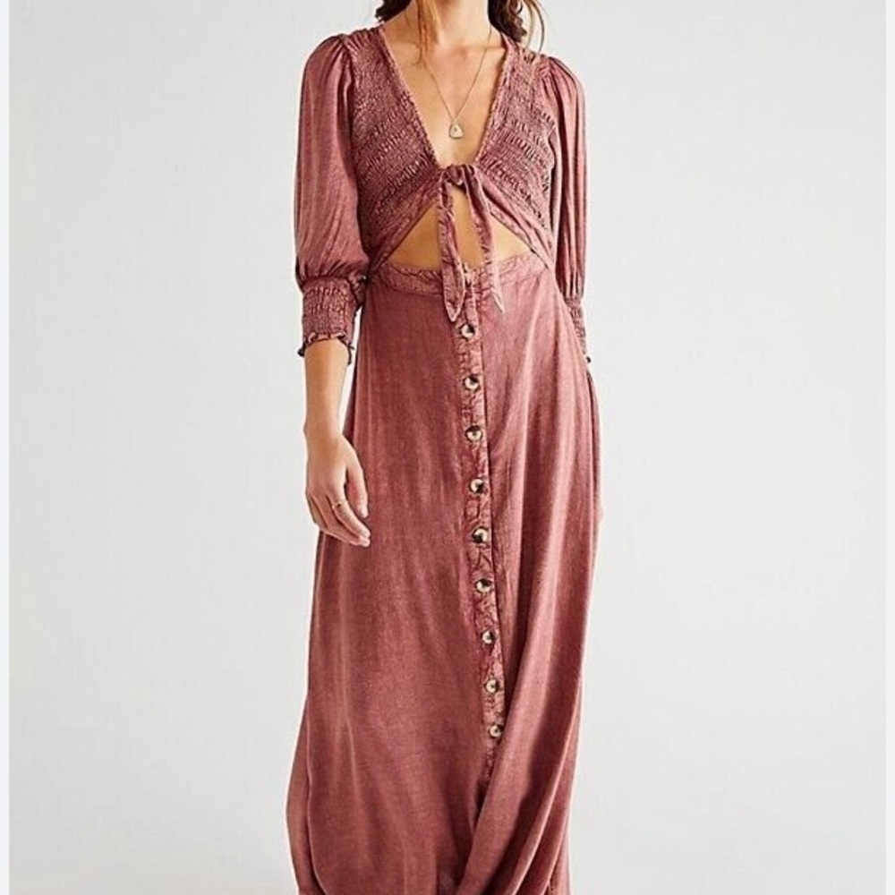 Free People String of Hearts Maxi Dress